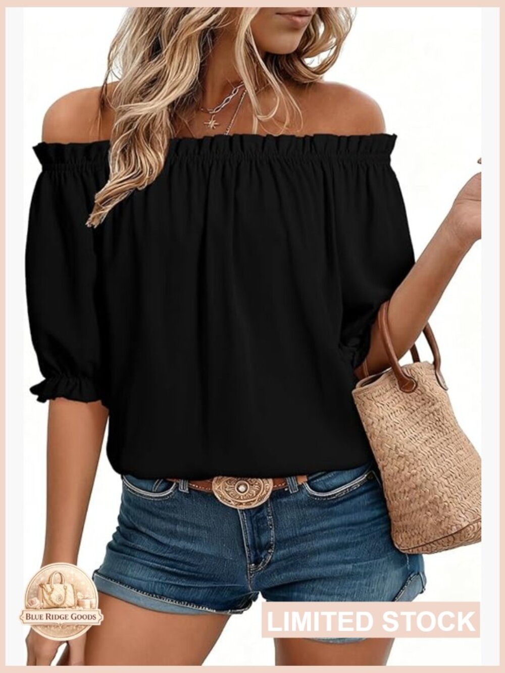 Off Shoulder Puff Sleeve Blouse Dressy Casual Cute T Shirt Fashion 2026